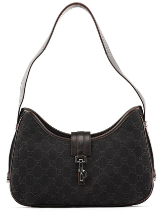 Gucci 143747 Brown GG Jackie Shoulder Bag