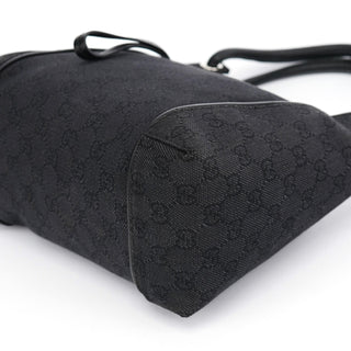 Gucci 152280 Anthracite Denim GG Shoulder Bag