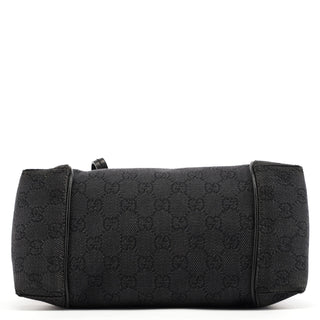Gucci 152280 Anthracite Denim GG Shoulder Bag