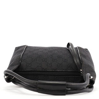 Gucci 152280 Anthracite Denim GG Shoulder Bag