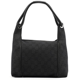 Gucci 152280 Anthracite Denim GG Shoulder Bag