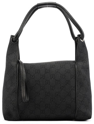 Gucci 152280 Anthracite Denim GG Shoulder Bag