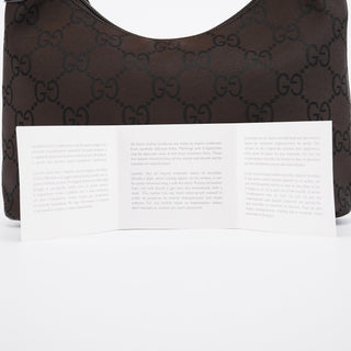 Gucci 179774 Brown GG Hobo Shoulder Bag