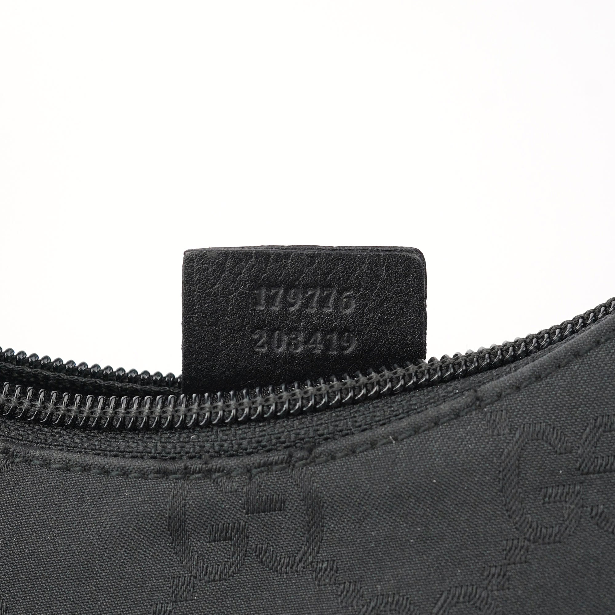 Gucci 179776 Black GG Shoulder Bag