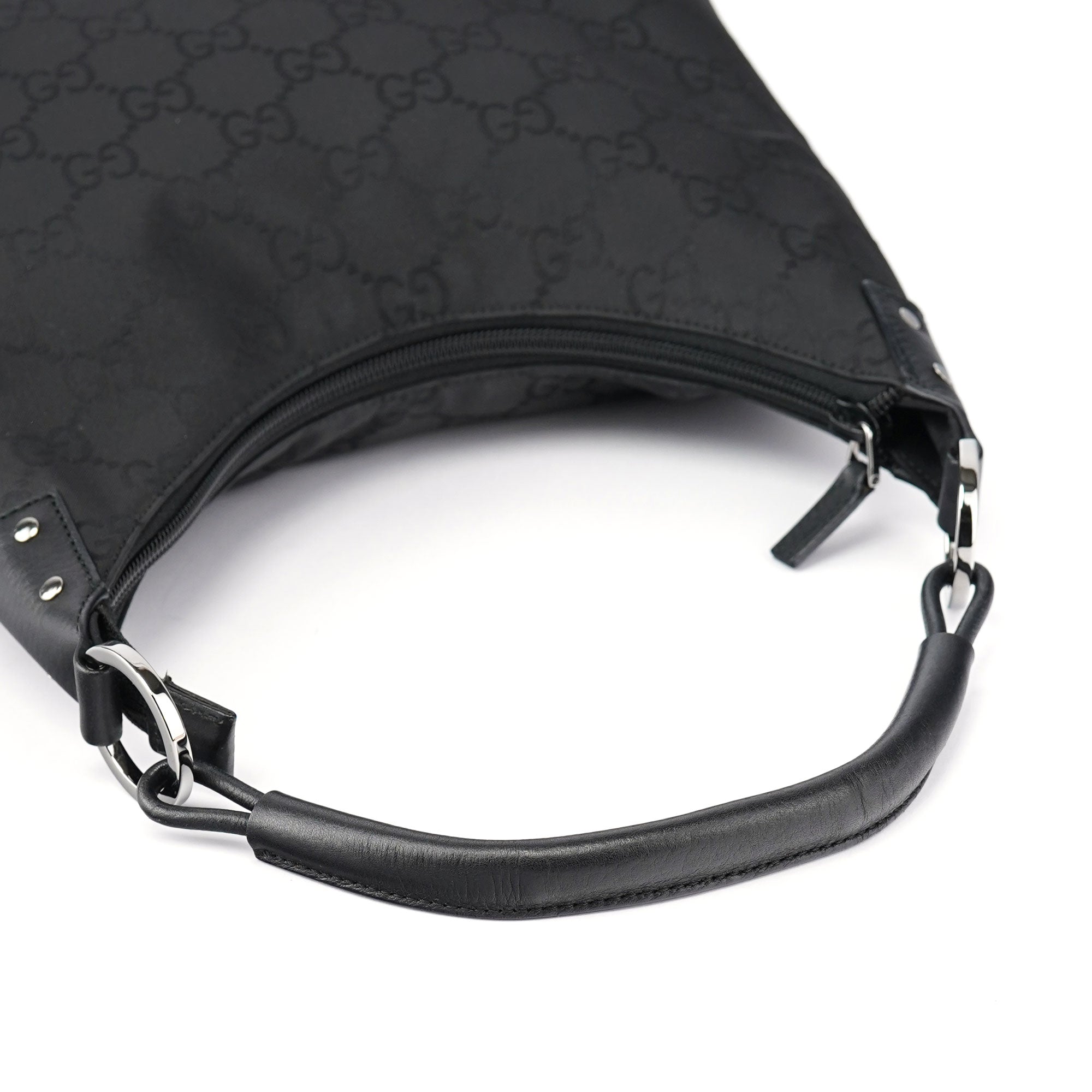 Gucci 179776 Black GG Shoulder Bag