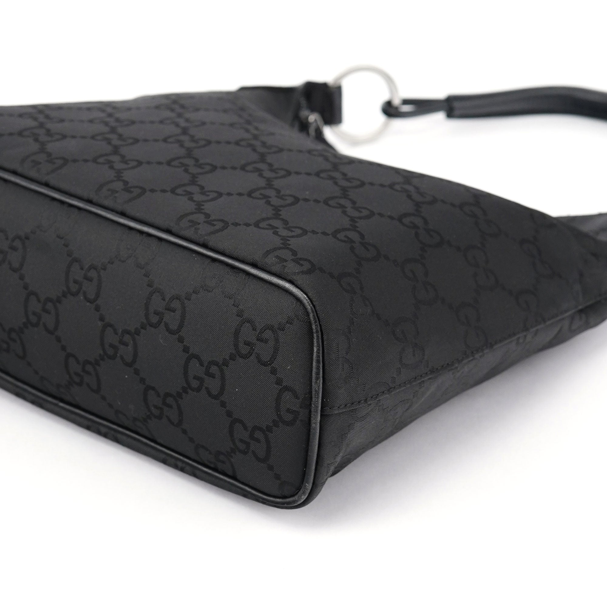 Gucci 179776 Black GG Shoulder Bag