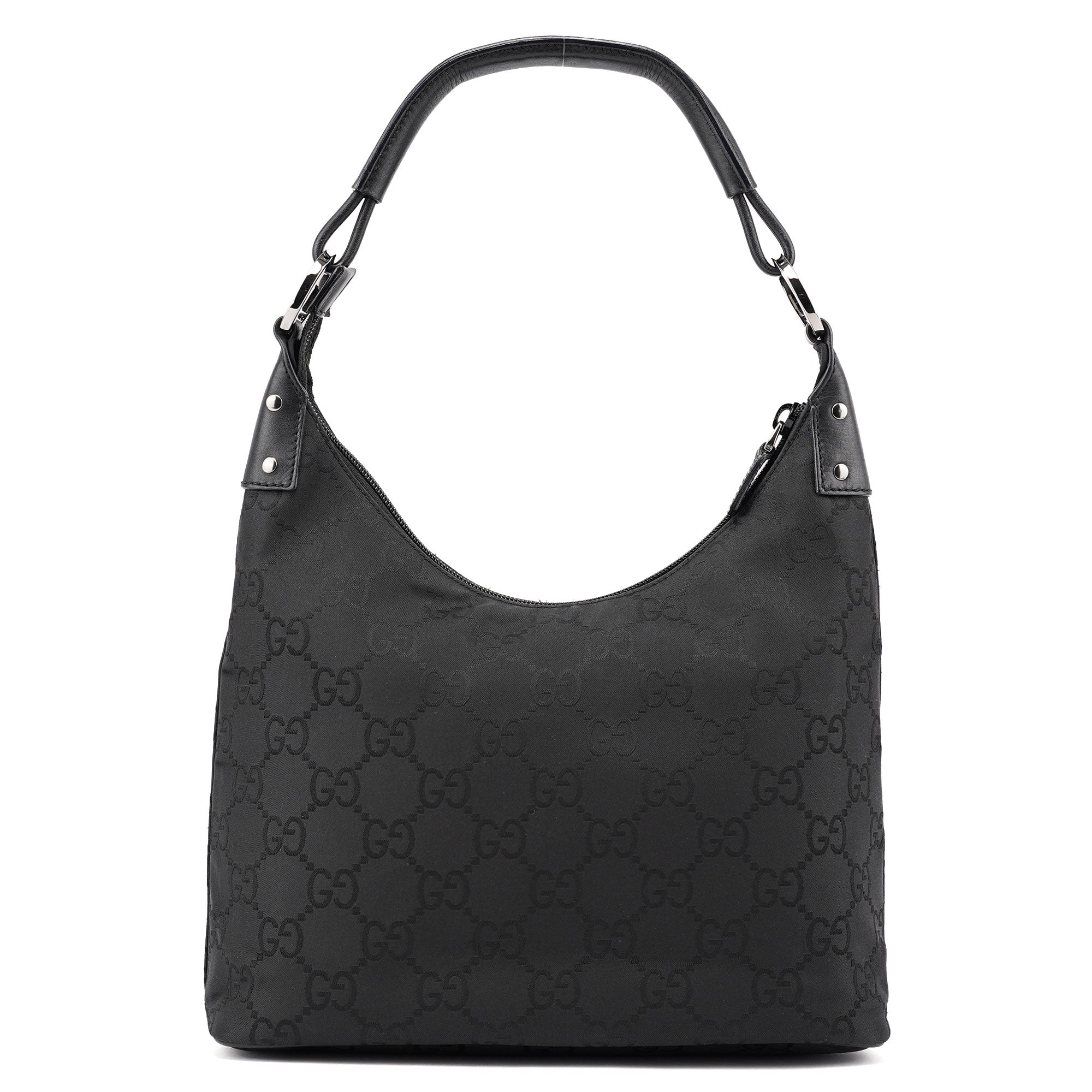Gucci 179776 Black GG Shoulder Bag