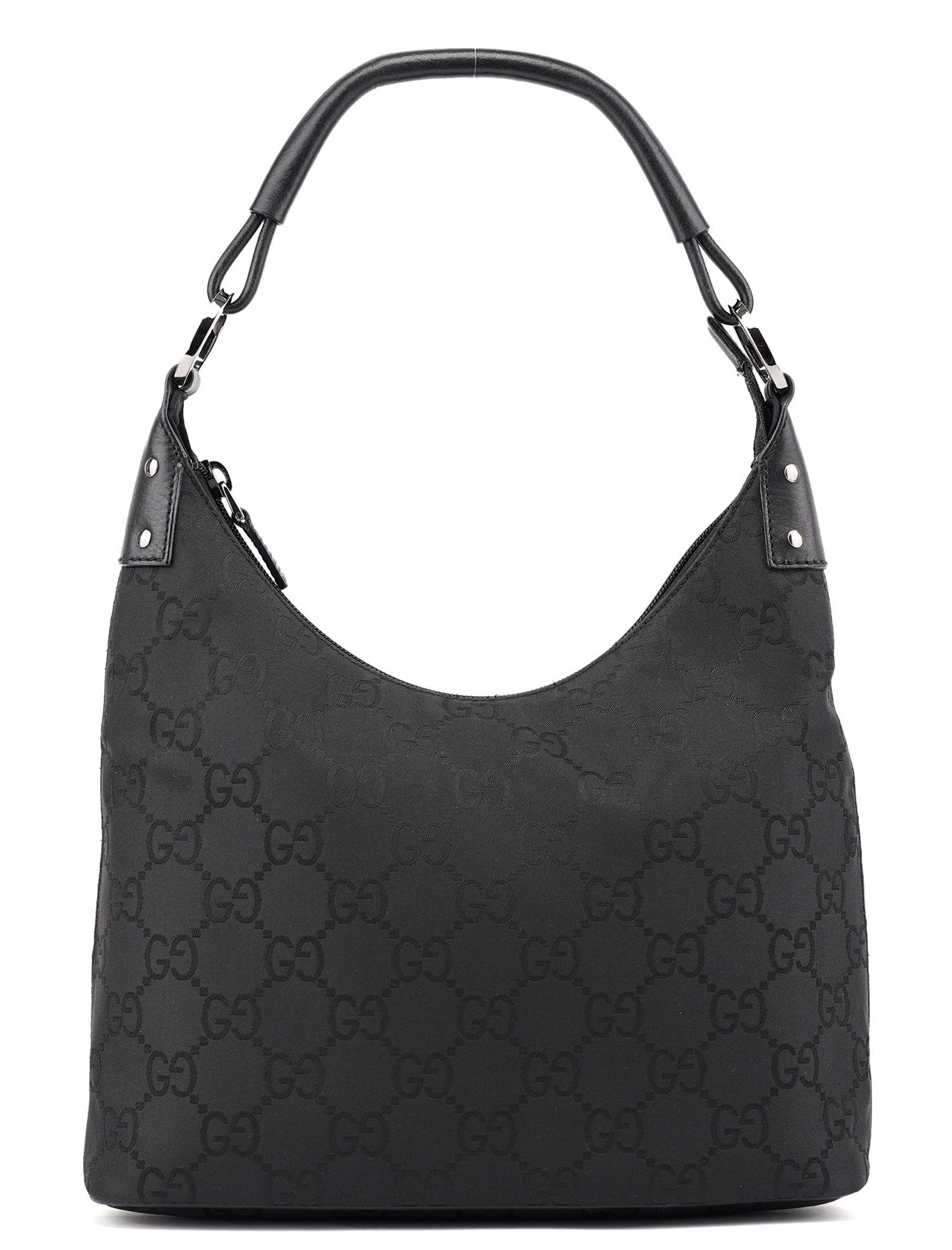 Gucci 179776 Black GG Shoulder Bag