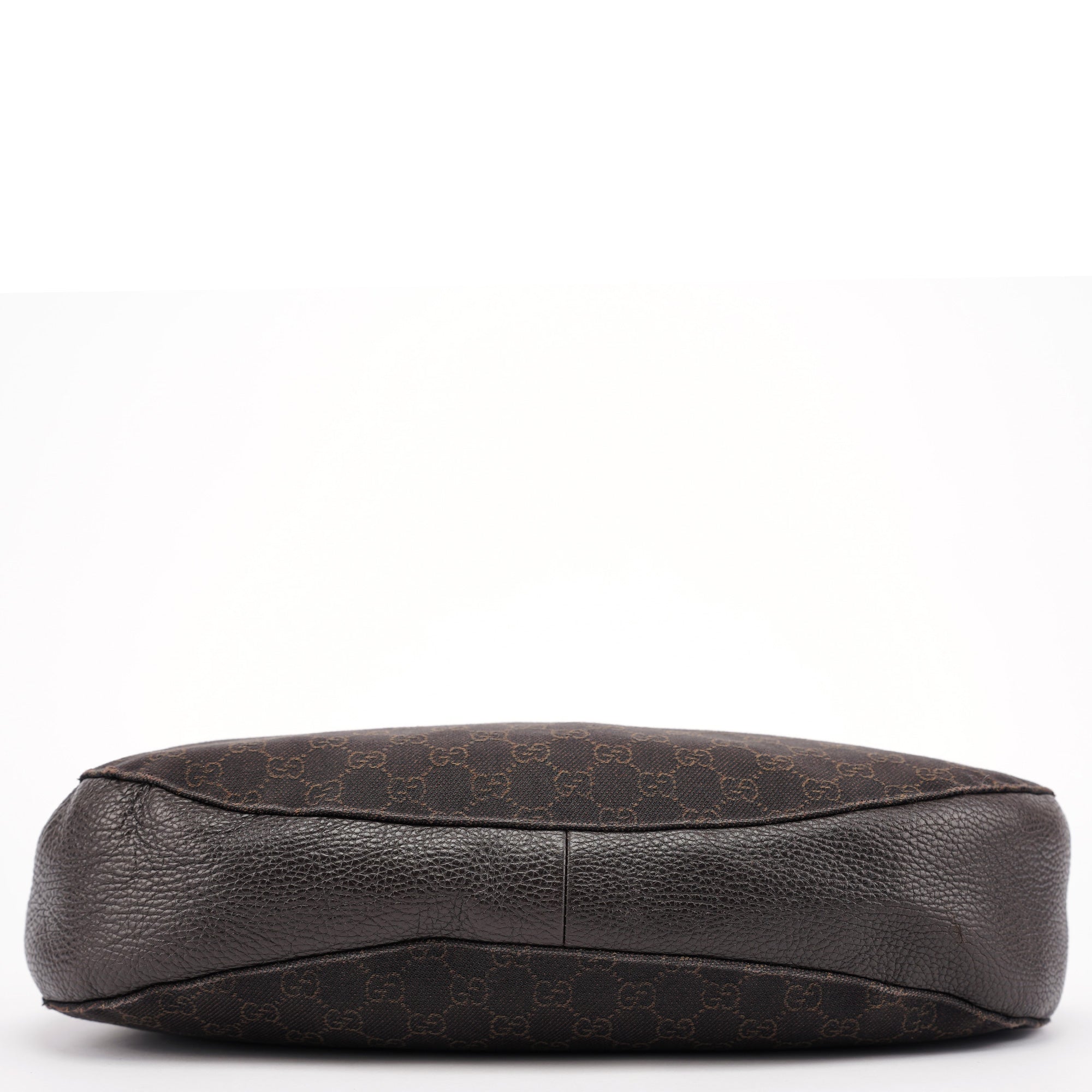 Gucci 179777 Brown GG Round Hobo Bag