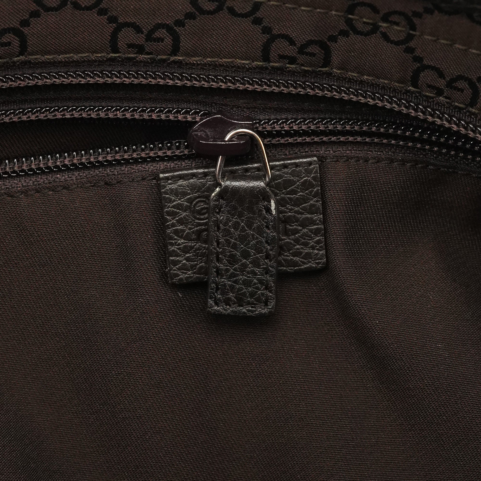 Gucci 180449 Brown GG Nylon Tote Bag