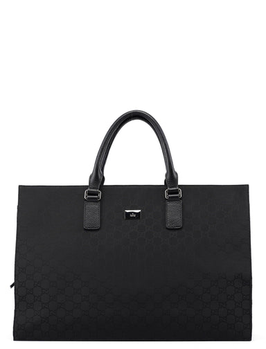 Gucci 190630 Black GG Tote Bag