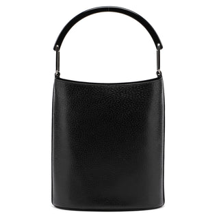 Gucci 1990's Black Leather Bucket Bag