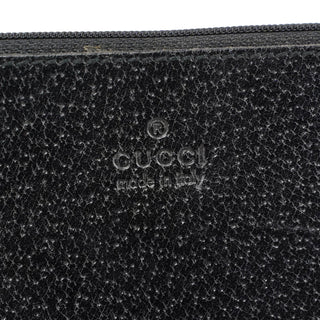 Gucci 1990's Black Leather Bucket Bag