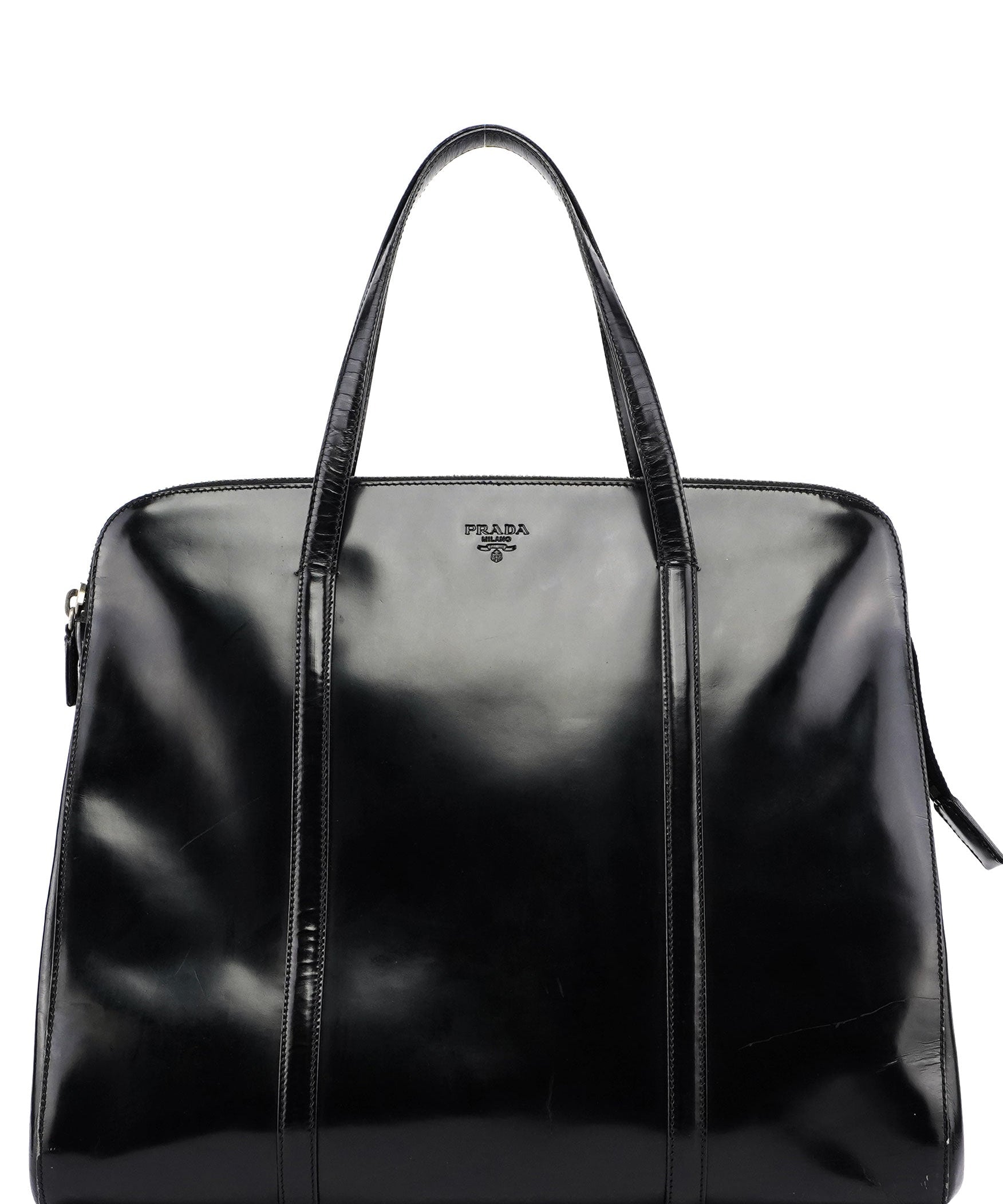 Gucci 1995 Black Spazzolato Tote
