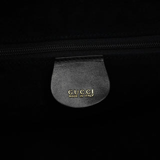 Gucci 1996 Brown Woven Bamboo 2-Way Bag