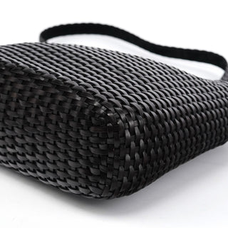 Gucci 1996 Brown Woven Bamboo 2-Way Bag