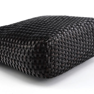 Gucci 1996 Brown Woven Bamboo 2-Way Bag