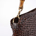 Gucci 1996 Brown Woven Bamboo 2-Way Shoulder Bag