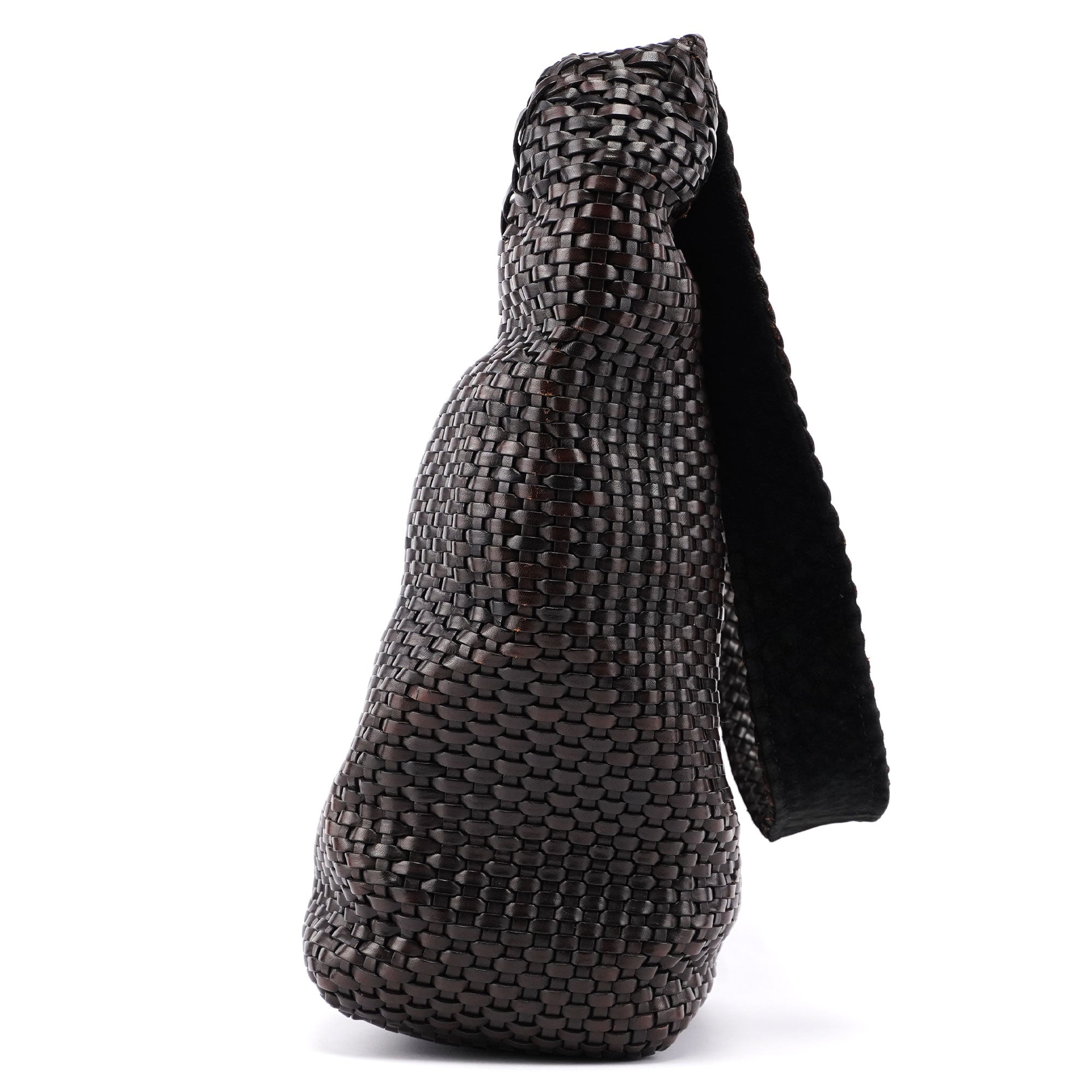 Gucci 1996 Sac deux portés Bamboo en cuir tressé marron