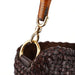 Gucci 1996 Brown Woven Bamboo 2-Way Shoulder Bag