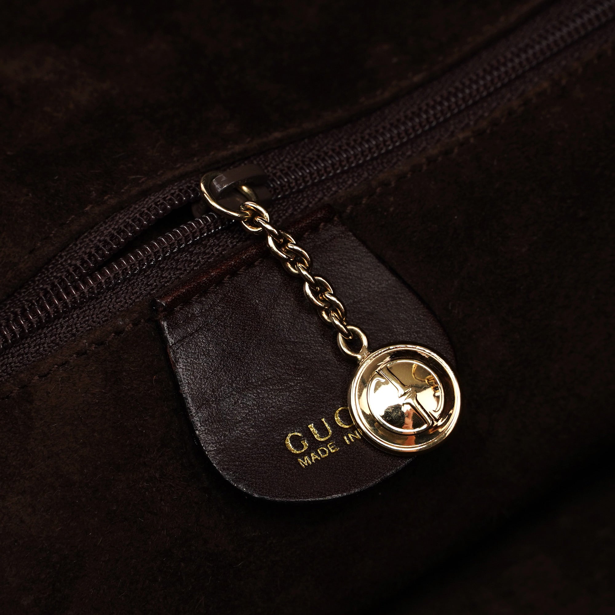 Gucci 1996 Sac deux portés Bamboo tressé marron