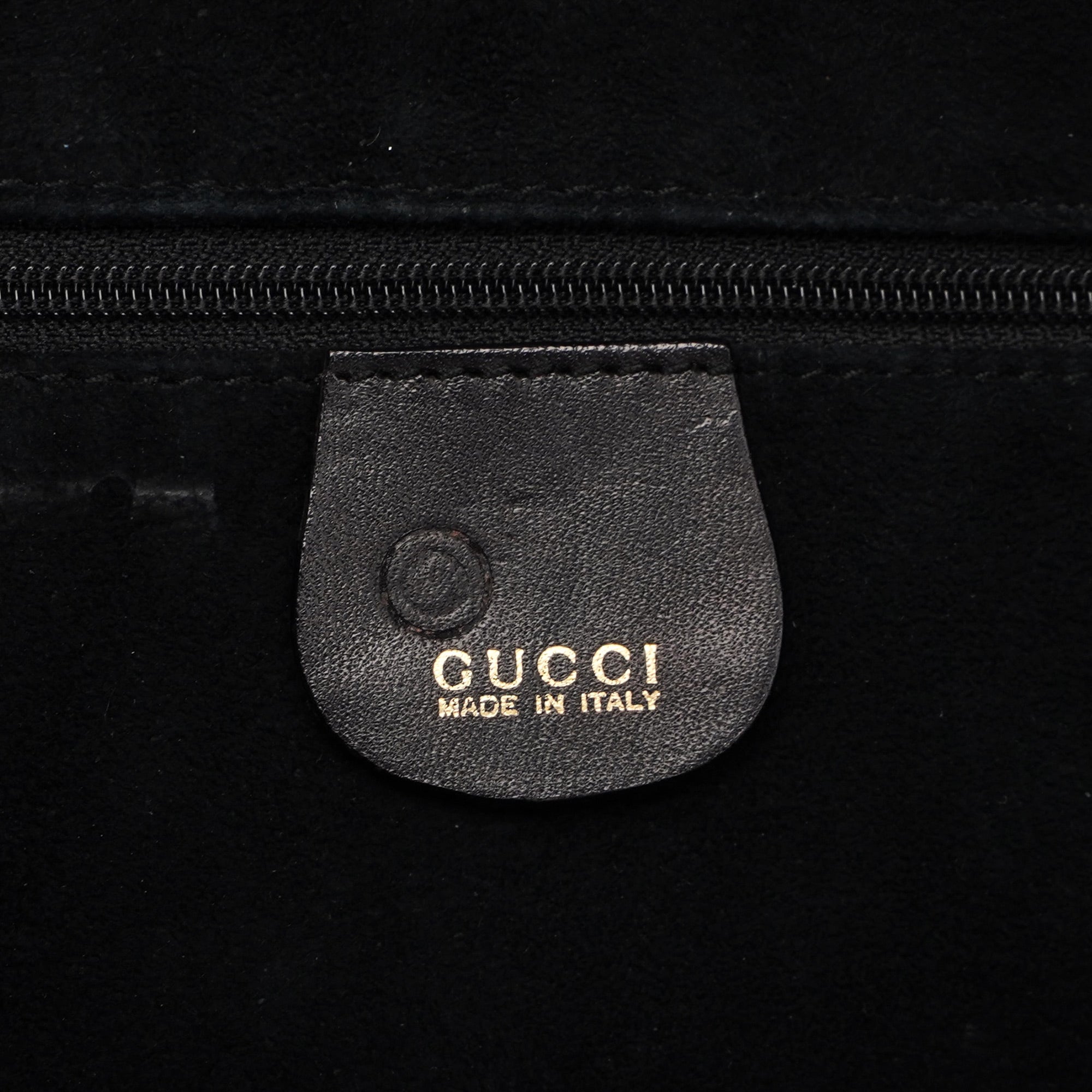 Gucci 1996 Brown Woven Bamboo 2-Way Shoulder Bag