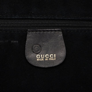 Gucci 1996 Brown Woven Bamboo 2-Way Shoulder Bag