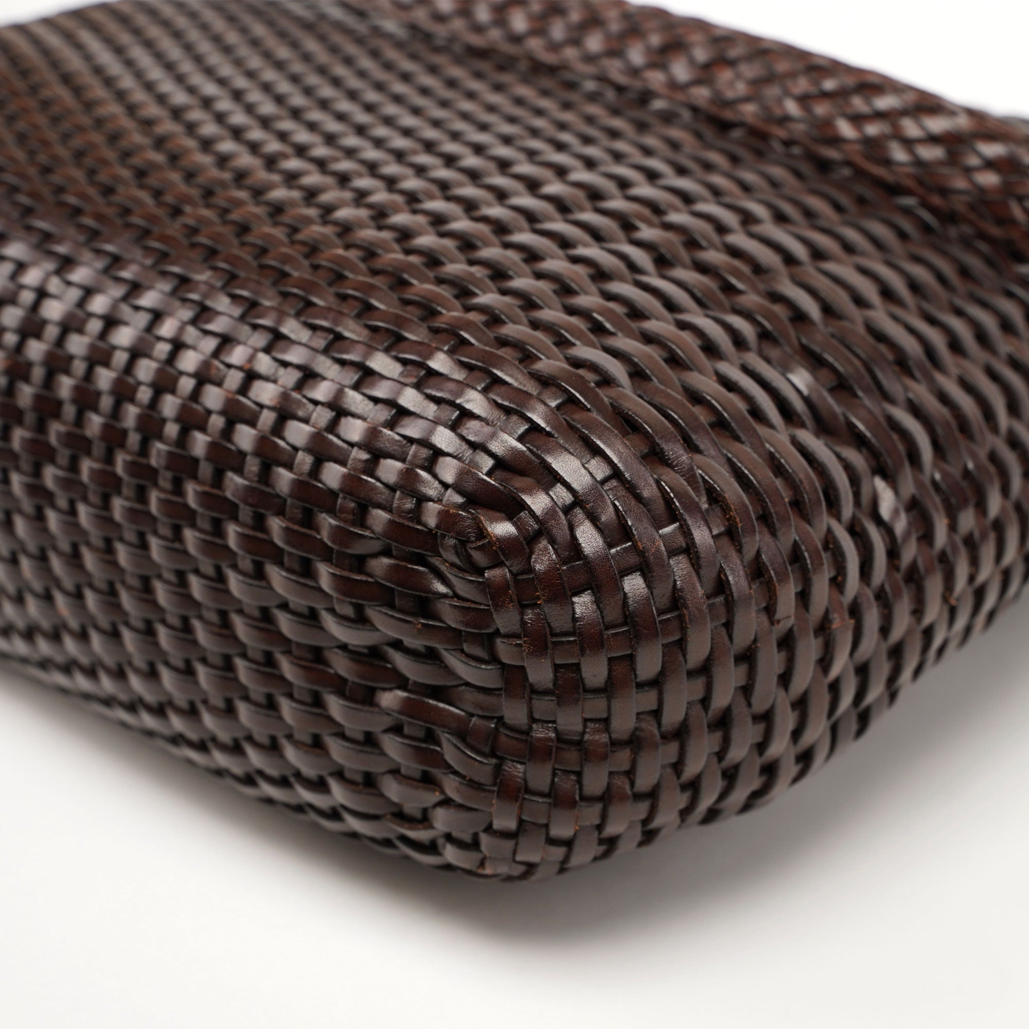 Gucci 1996 Sac Bamboo tressé marron