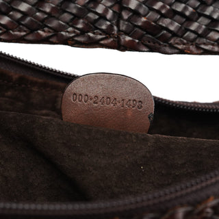 Gucci 1996 Brown Woven Bamboo Shoulder Bag
