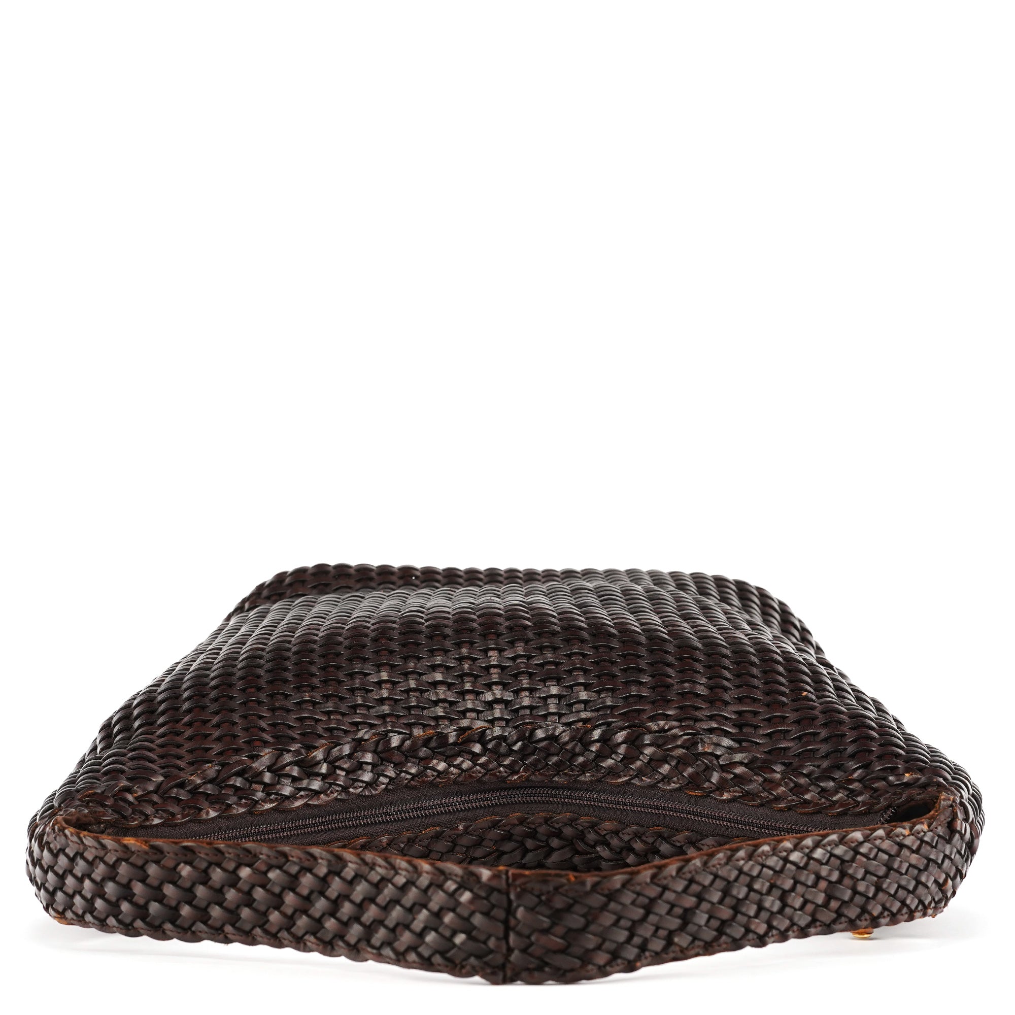 Gucci 1996 Brown Woven Bamboo Shoulder Bag