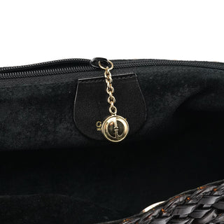 Gucci 1996 Brown Woven Bamboo Shoulder Bag