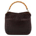 Gucci 1996 Brown Woven Bamboo Shoulder Bag