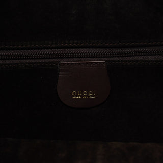 Gucci 1996 Brown Woven Hobo Shoulder Bag