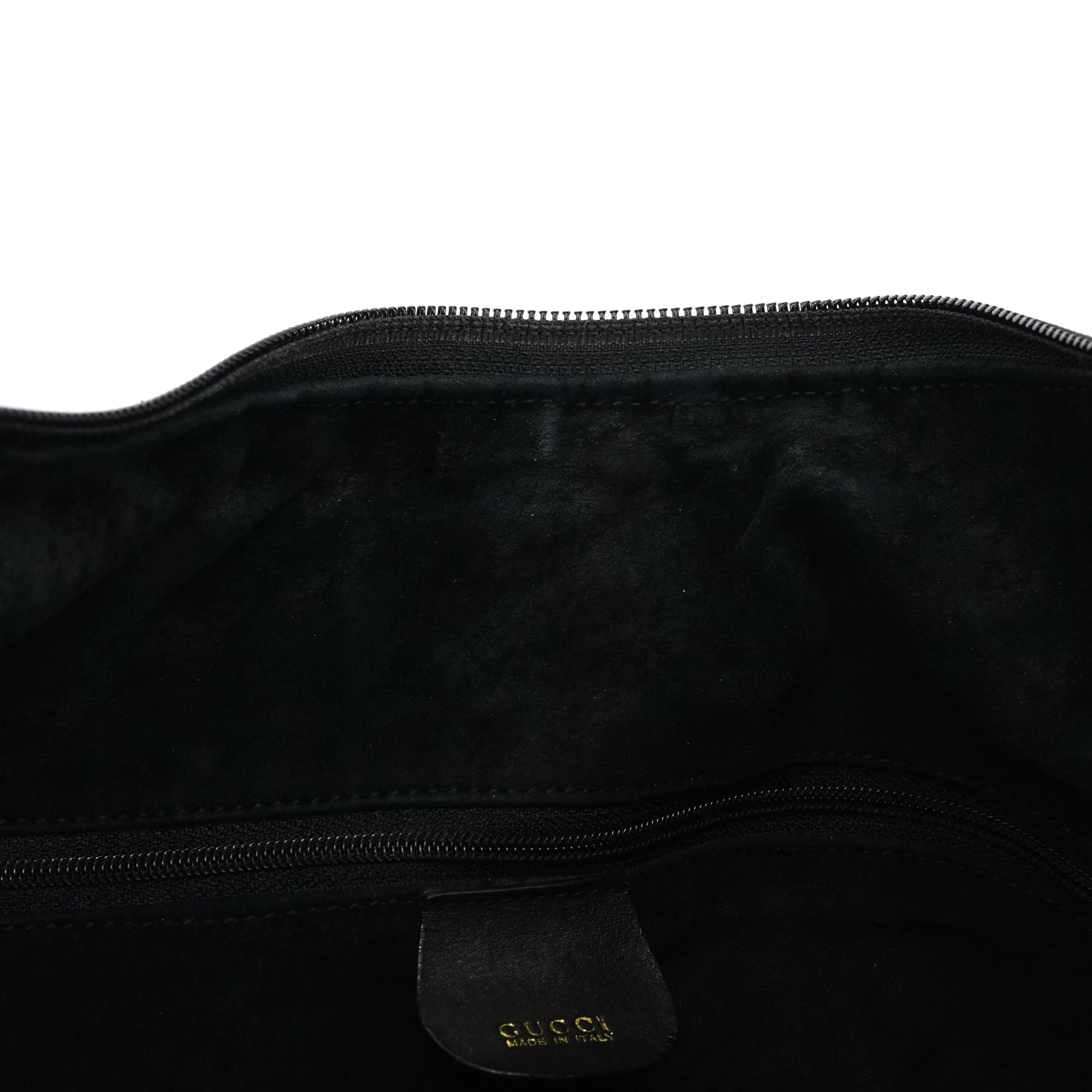 Gucci 1996 Brown Woven Leather Shoulder Bag