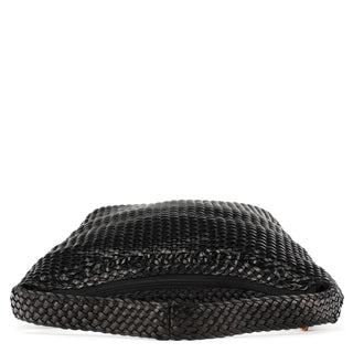 Gucci 1996 Brown Woven Leather Shoulder Bag