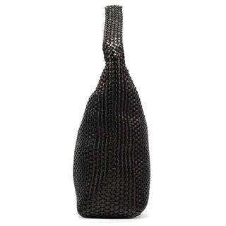 Gucci 1996 Brown Woven Leather Shoulder Bag