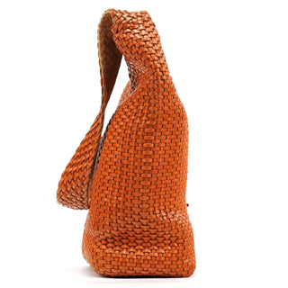 Gucci 1996 Light Brown Leather Bamboo 2-Way Bag