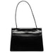 Gucci 1997 Black Calfskin Silver G Handbag