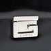 Gucci 1997 Black Calfskin Silver G Handbag