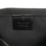 Gucci 1997 Black GG Suede Hobo Shoulder Bag