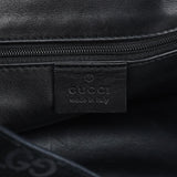 Gucci 1997 Black GG Suede Horsebit Bag