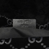 Gucci 1997 Black Jackie Suede GG Backpack