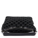 Gucci 1997 Black Suede GG Hobo Shoulder Bag