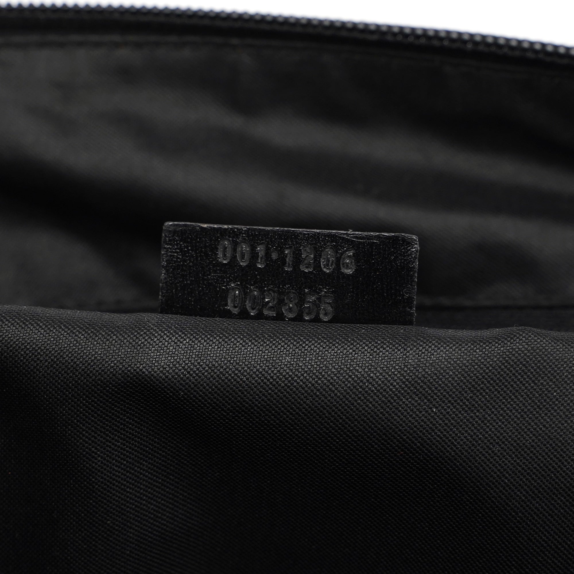 Gucci 1997 Black Suede GG Shoulder Bag