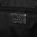 Gucci 1997 Black Suede GG Shoulder Bag