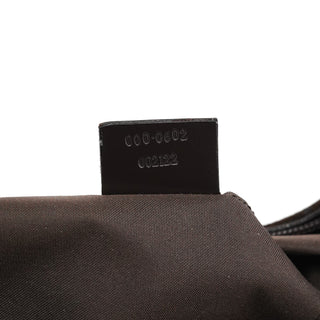 Gucci 1997 Brown GG Suede Shoulder Bag