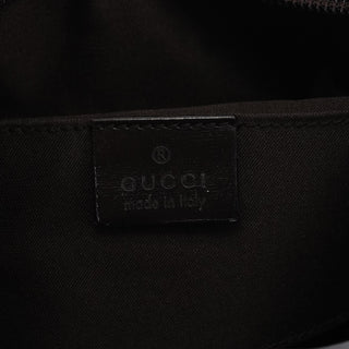 Gucci 1997 Brown GG Suede Shoulder Bag