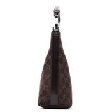 Gucci 1997 Brown Suede GG Shoulder Bag
