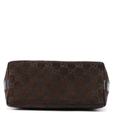 Gucci 1997 Brown Suede GG Shoulder Bag