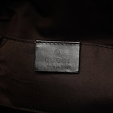 Gucci 1997 Brown Suede GG Shoulder Bag